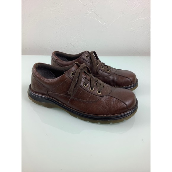 Dr. Martens John men Brown Lace up Oxfords Derbys shoes size 11 - Picture 1 of 12